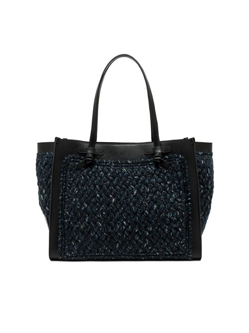 Borsa Marcella in lana intrecciata Nero GIANNI CHIARINI | BS 11710NERO